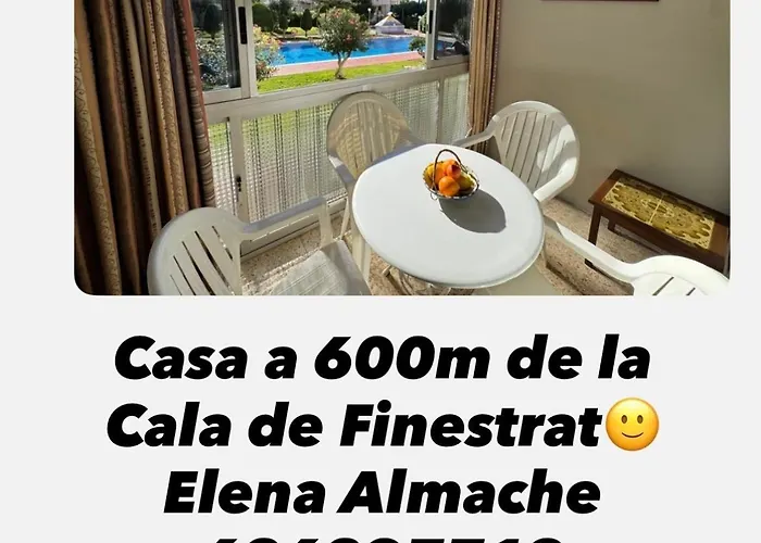 In Cala De Finestrat With 2 Bethrooms Апартаменты